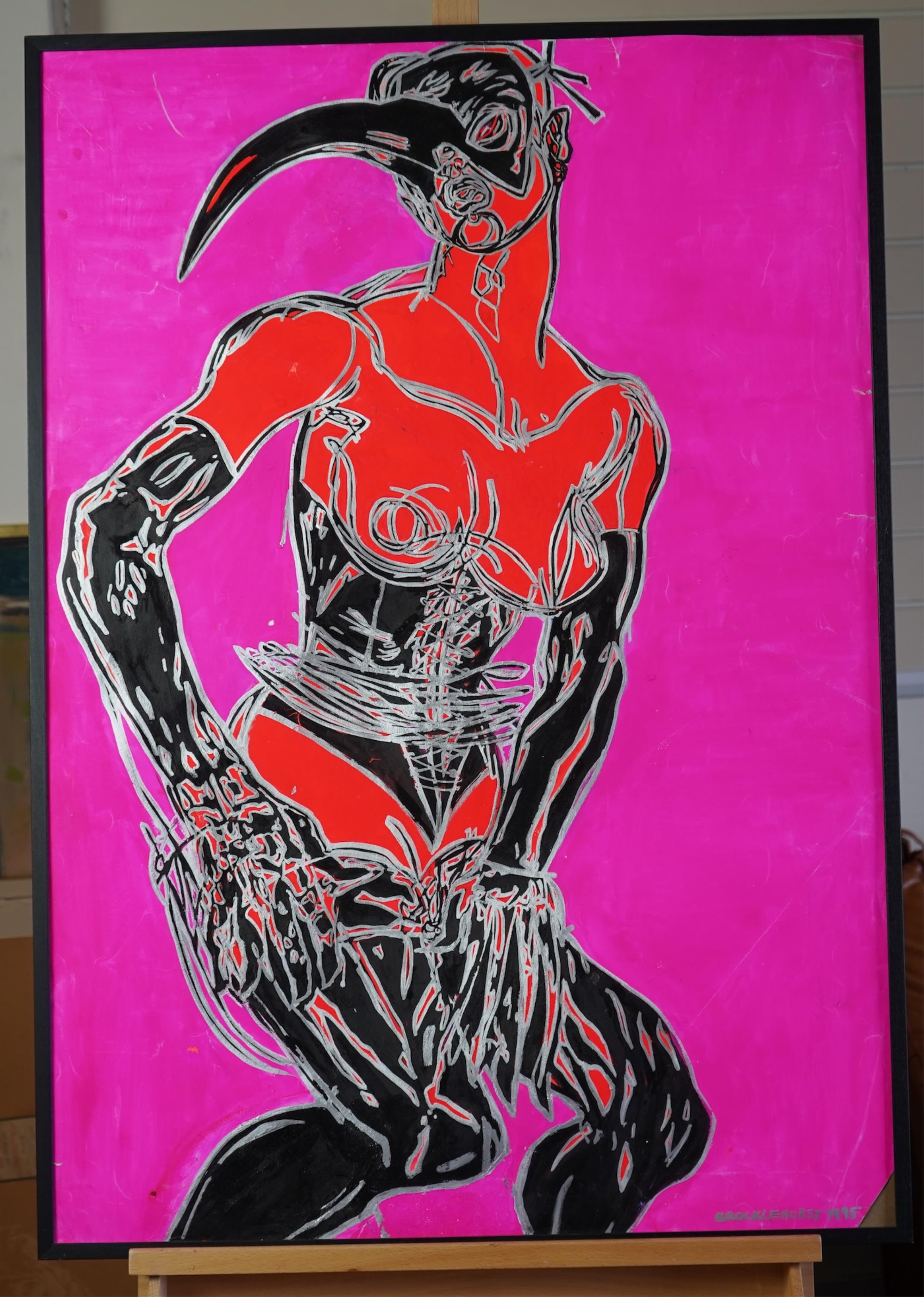Jo Brocklehurst, 1935-2006, Portrait of a Fetish Dancer